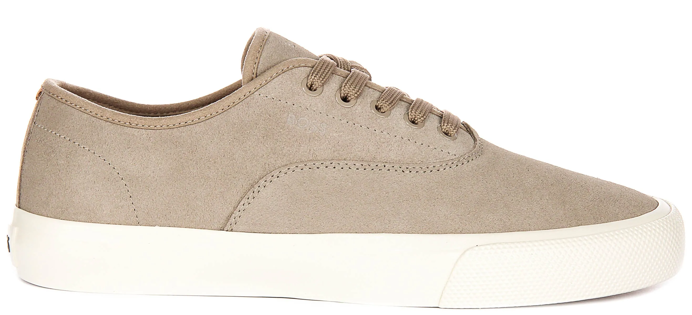 Boss Aiden Tennis Suede In Beige For Men