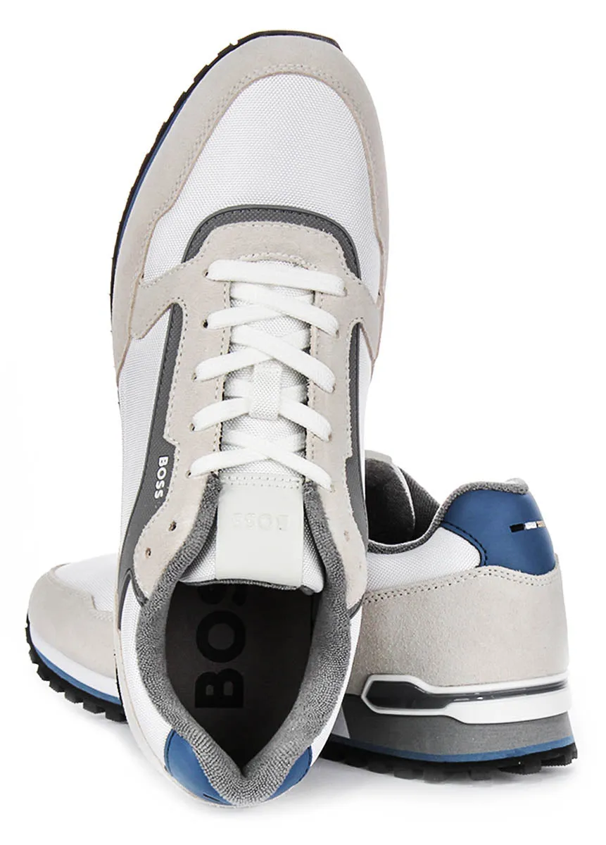 Boss Parkour L Runn In White Grey For Men