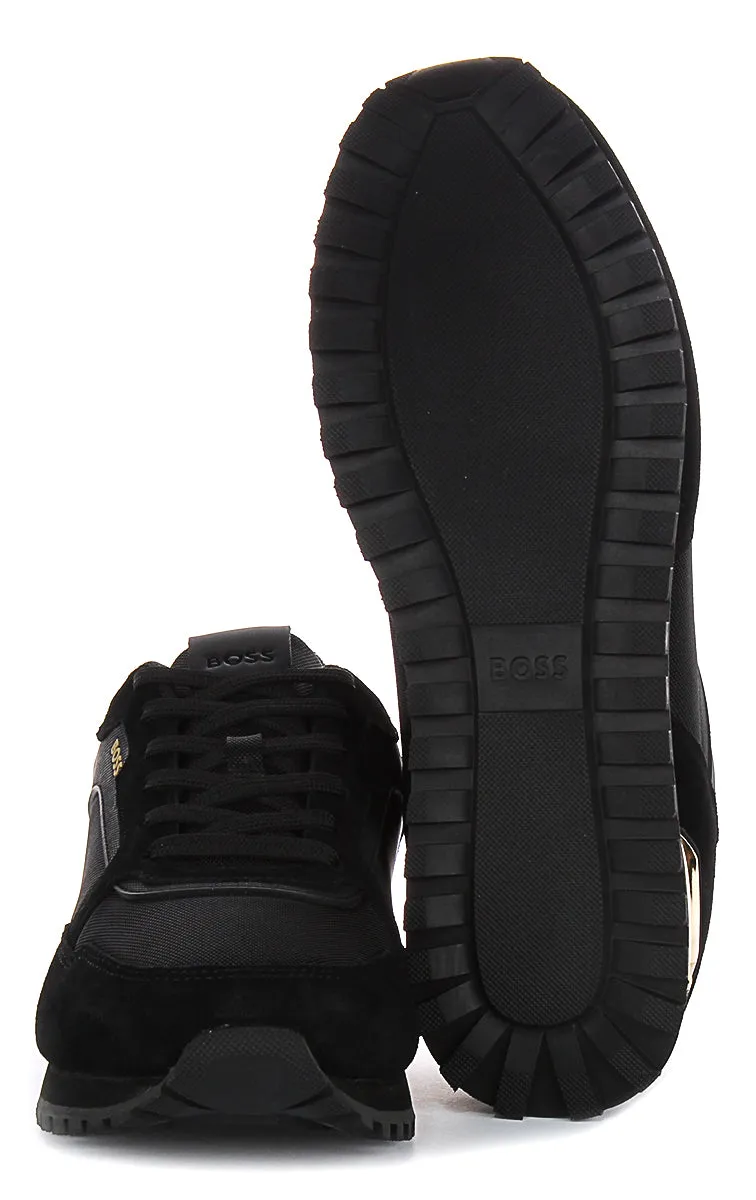 Boss Parkour L Runner In Black Gold For Men
