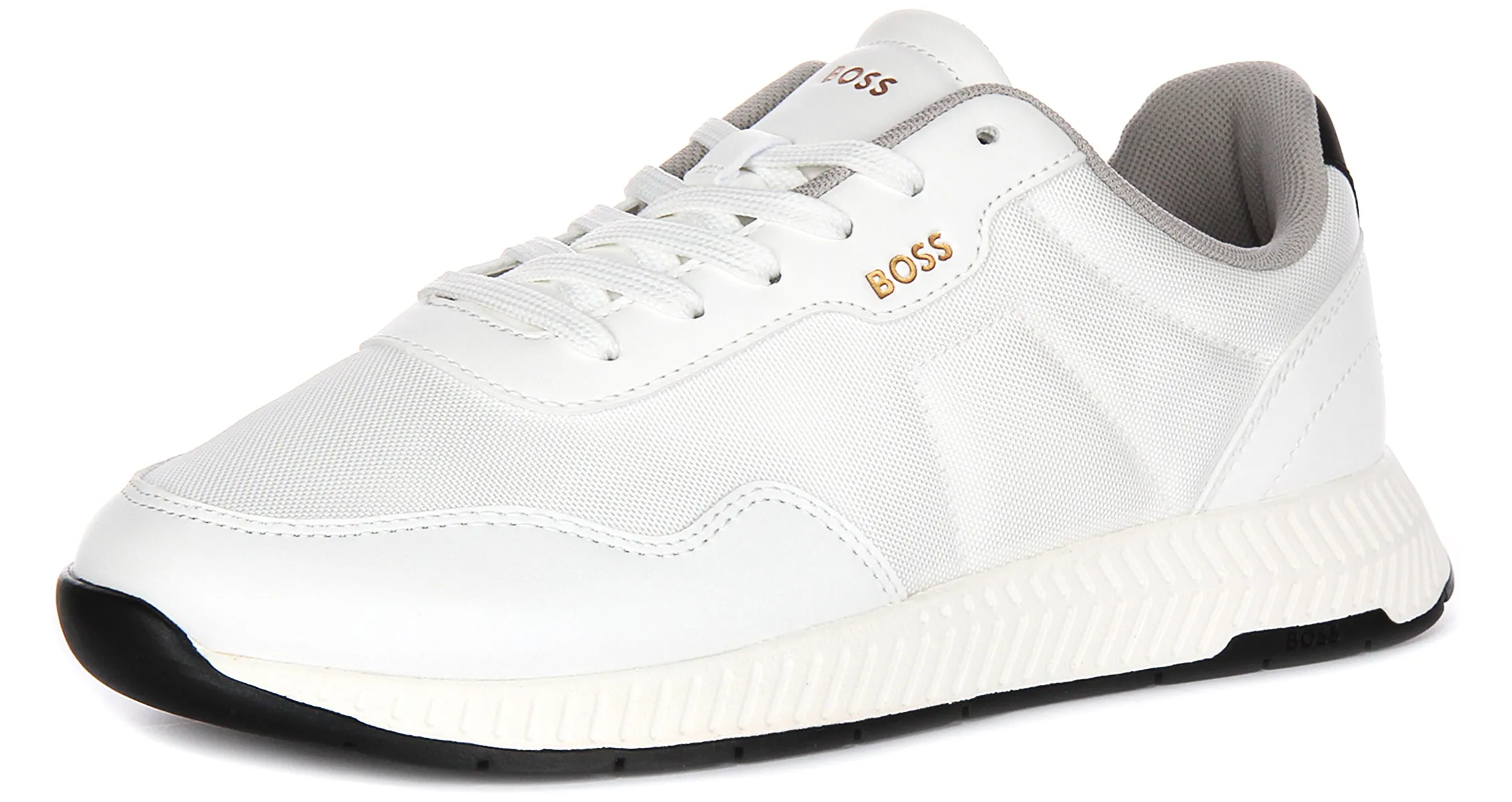 Boss Titanium Runner In White For Men