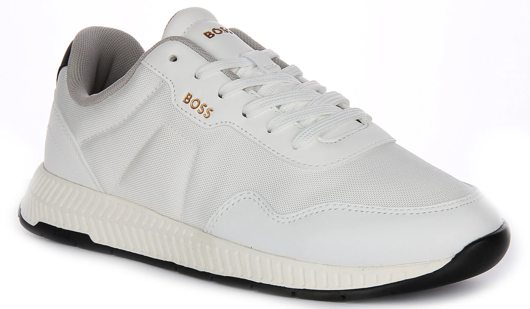 Boss Titanium Runner In White For Men