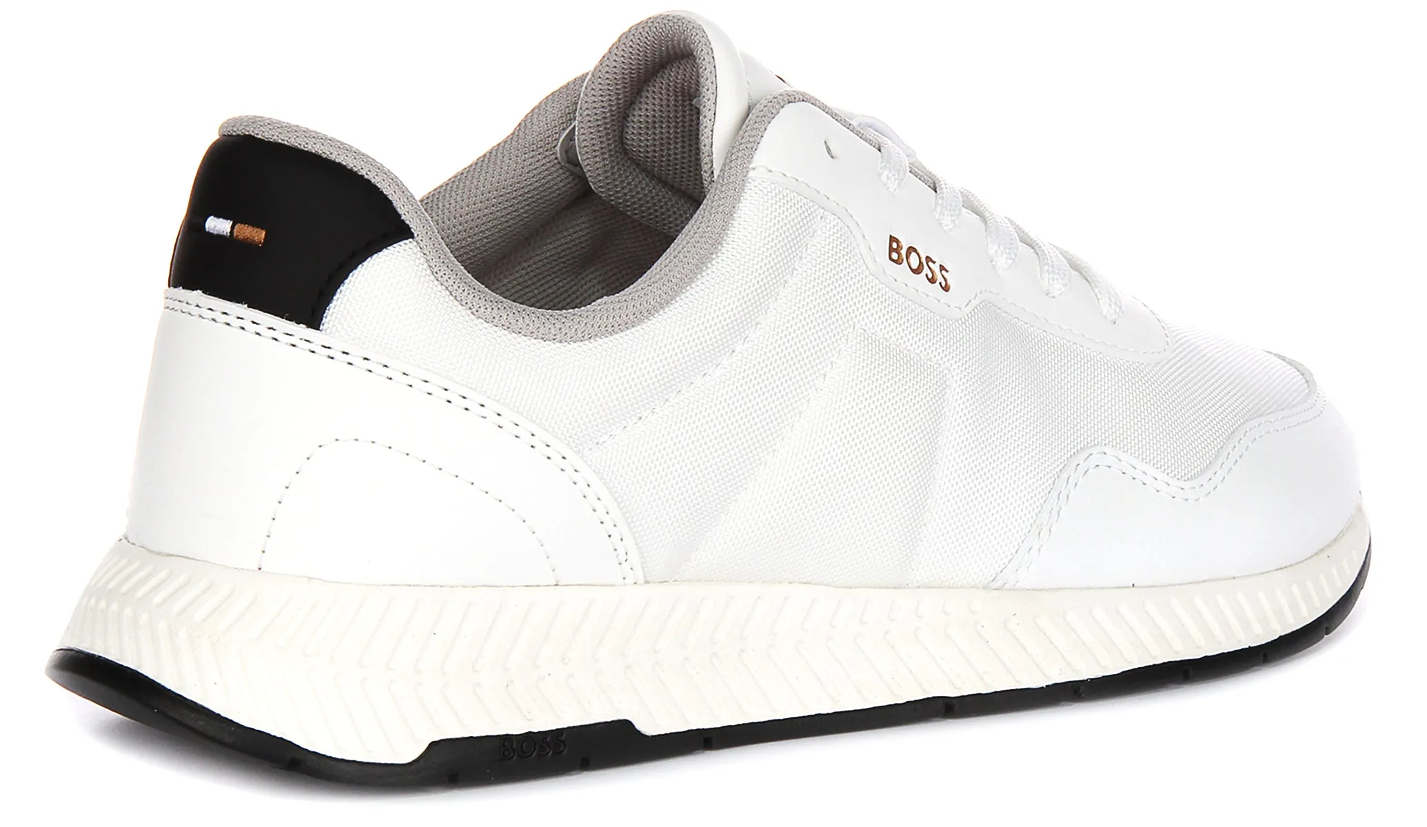 Boss Titanium Runner In White For Men