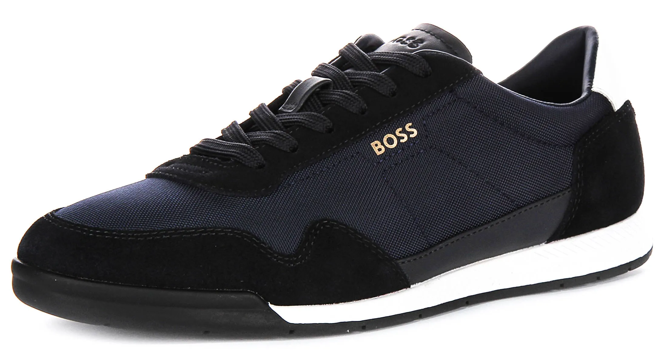 Boss Titanium Suede In Dark Blue For Men