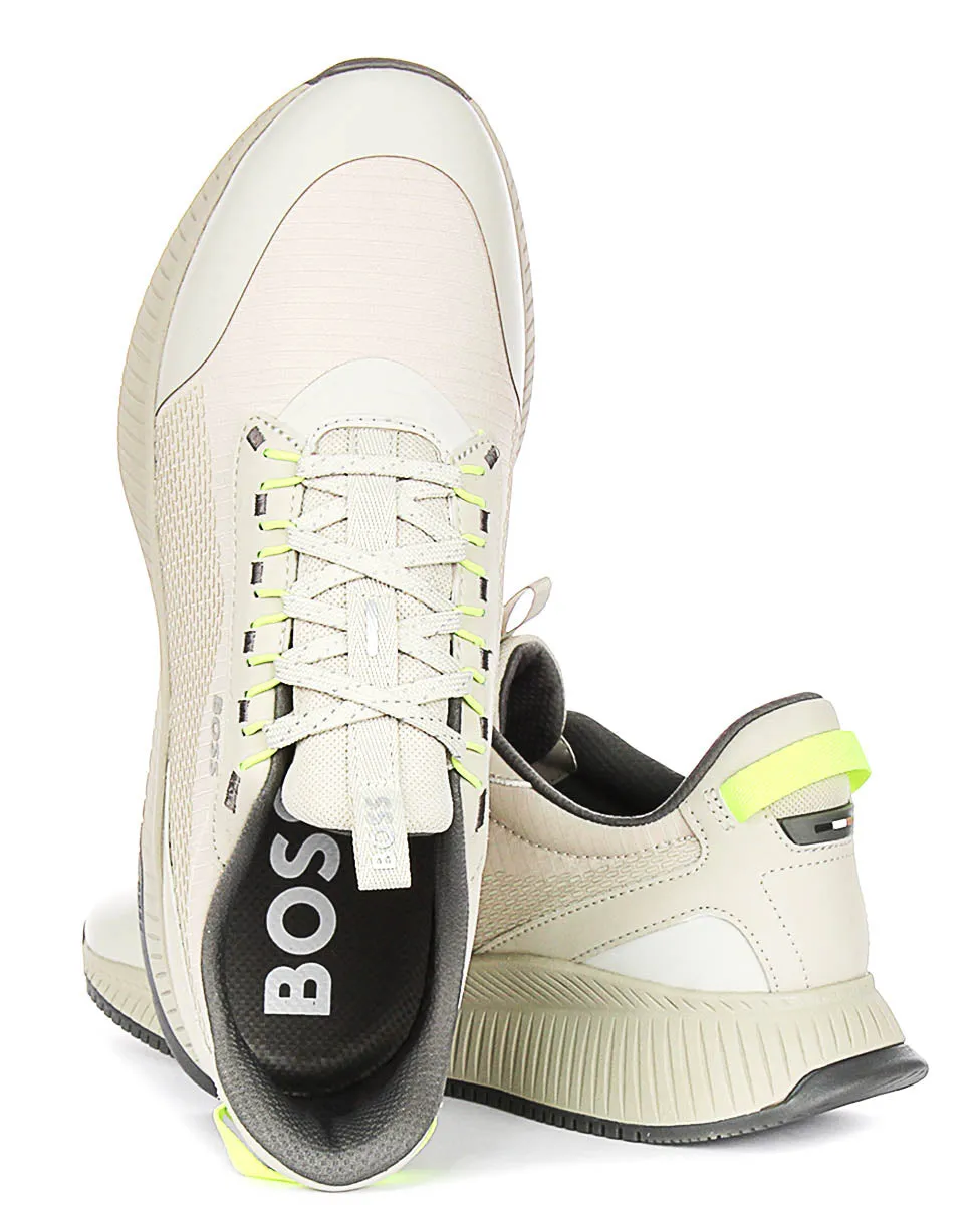 Boss Ttnm Evo Runner In Beige For Men