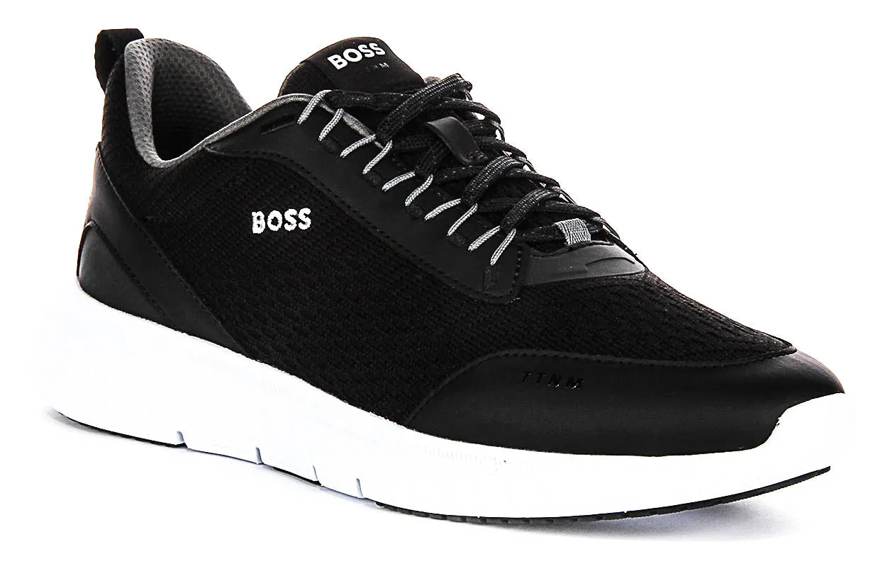 Boss Ttnm Light Runn In Black White For Men