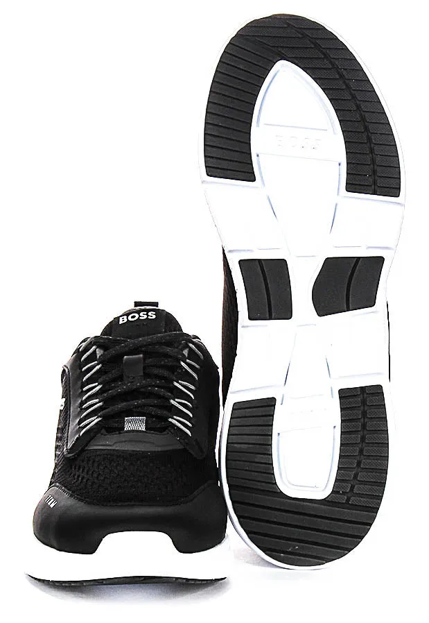 Boss Ttnm Light Runn In Black White For Men