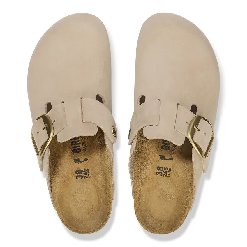 Boston Big Buckle - Sandcastle Nubuck||Boston  grosse bougle - Nubuck sable