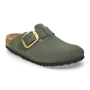 Boston Big Buckle - Thyme Nubuck||Boston  grosse bougle - Nubuck thym