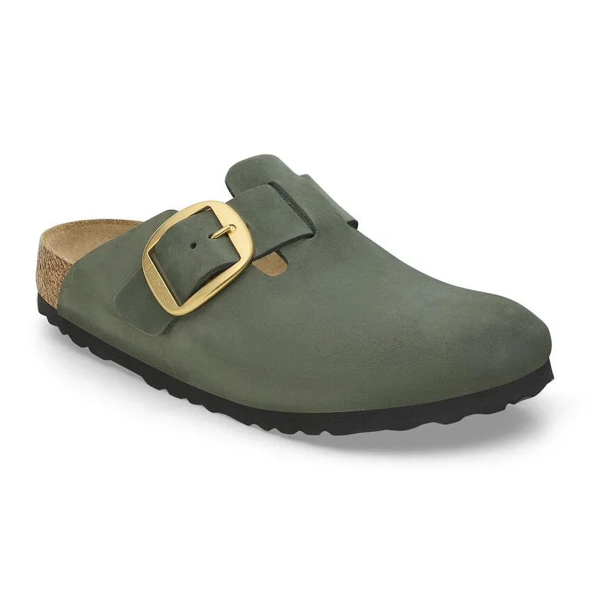 Boston Big Buckle - Thyme Nubuck||Boston  grosse bougle - Nubuck thym