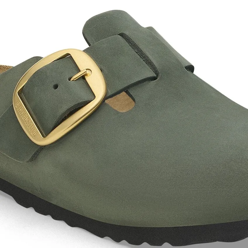 Boston Big Buckle - Thyme Nubuck||Boston  grosse bougle - Nubuck thym