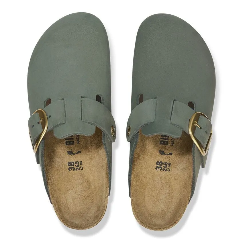 Boston Big Buckle - Thyme Nubuck||Boston  grosse bougle - Nubuck thym