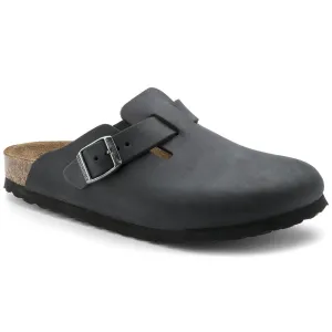 Boston - Black Oiled Leather||Boston - Cuir huil noir