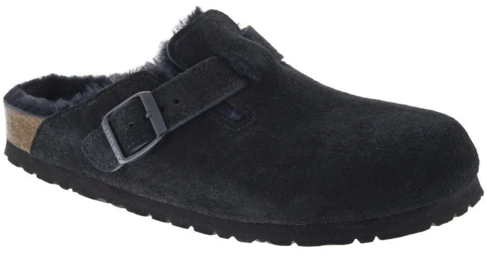 Boston - Black Shearling Suede||Boston - Sude Fourrure Noir on