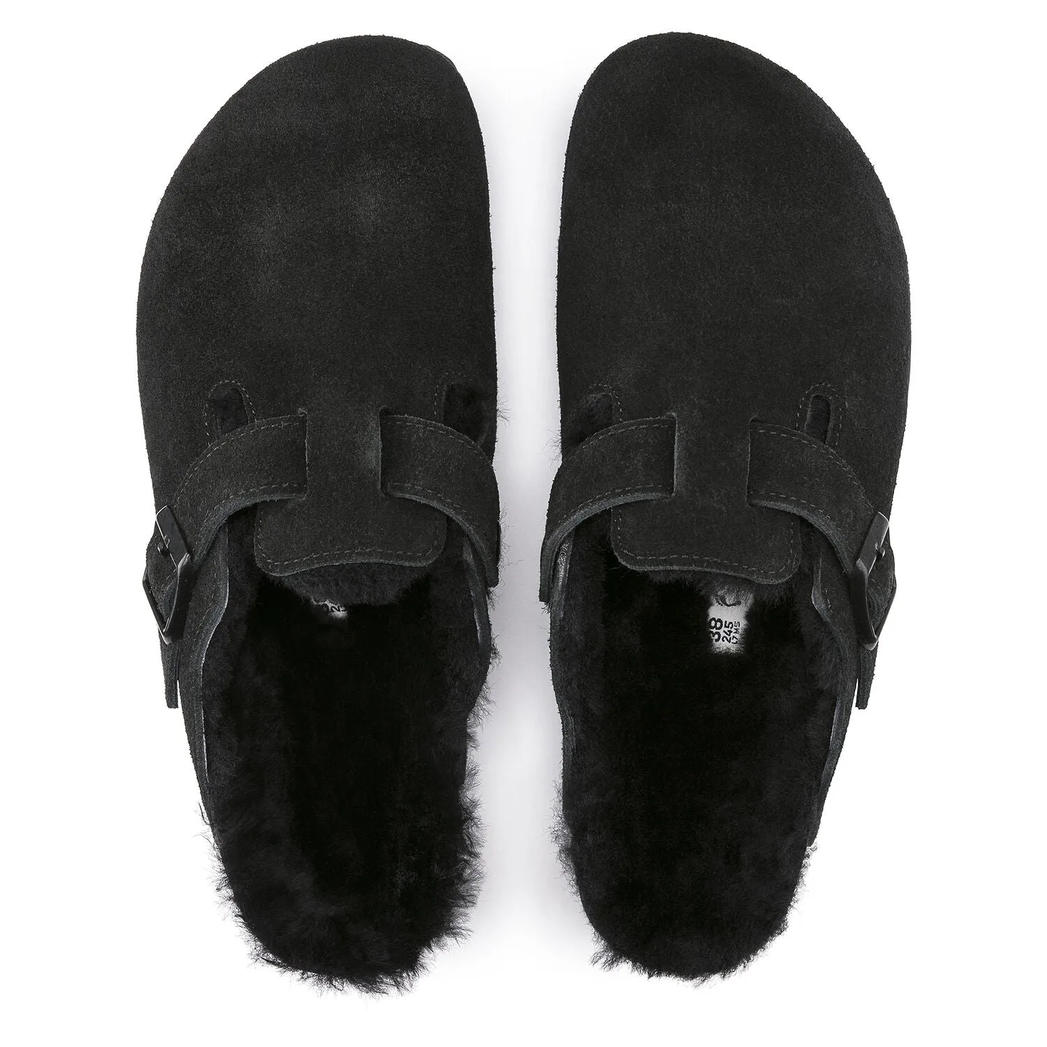 Boston - Black Shearling Suede||Boston - Sude Fourrure Noir on