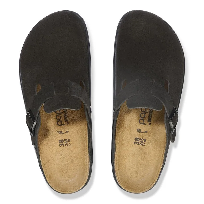 Boston Chunky - Black Suede||Boston grosse semelle - Sude noir