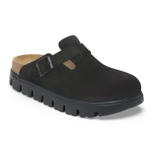 Boston Chunky - Black Suede||Boston grosse semelle - Sude noir