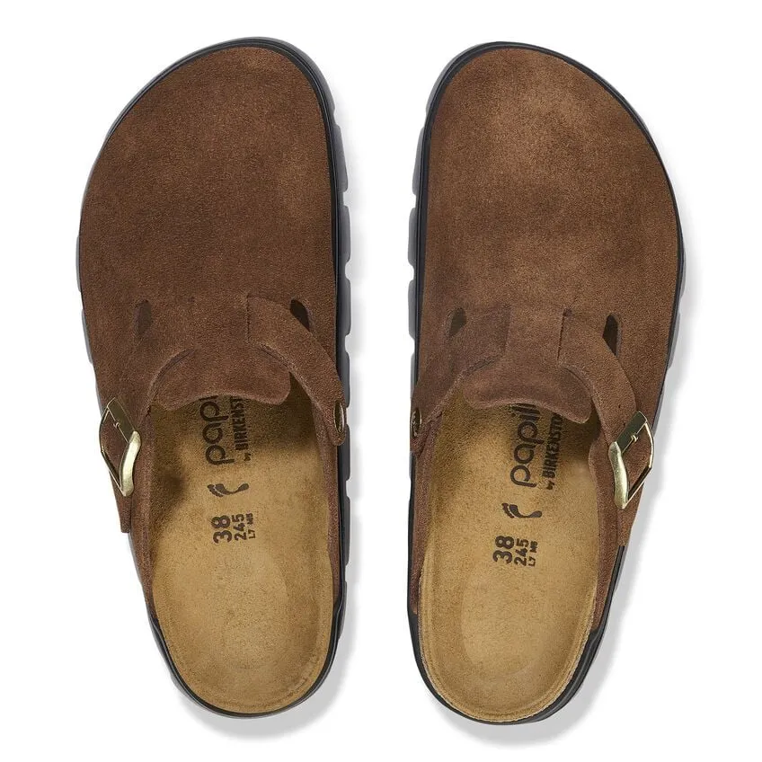 Boston Chunky - Dark Tea Suede||Boston grosse semelle - Sude th fonc