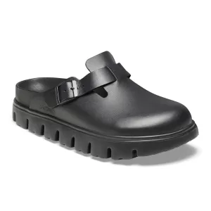 Boston Chunky Exquisite - Black Leather||Boston grosse semelle raffine - Cuir noir