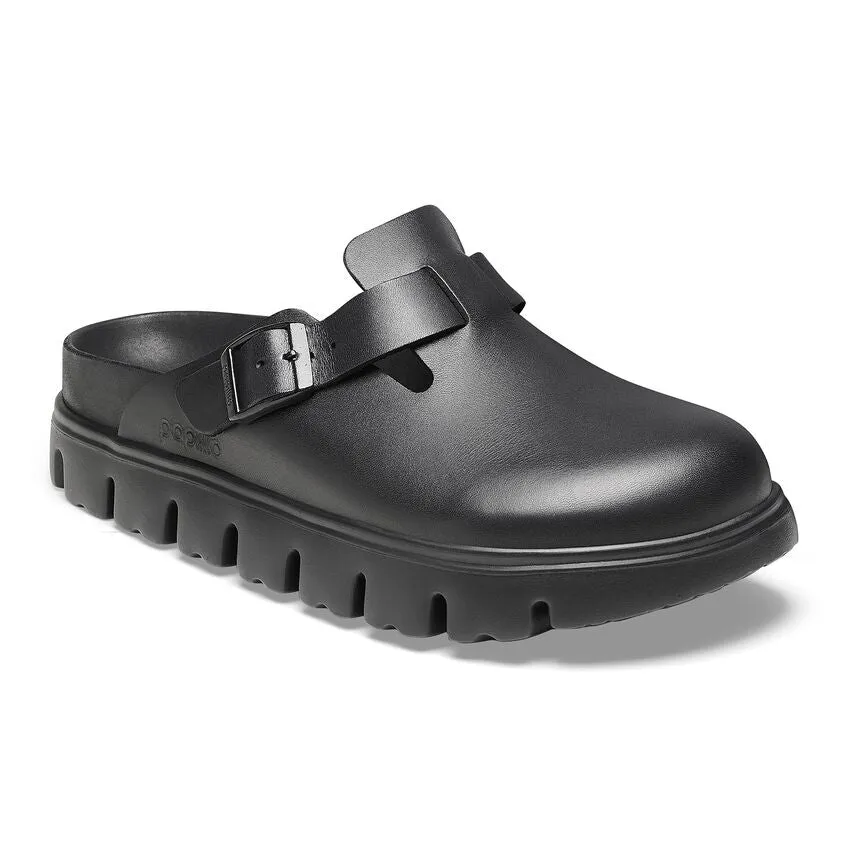 Boston Chunky Exquisite - Black Leather||Boston grosse semelle raffine - Cuir noir
