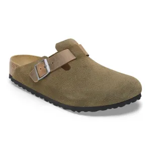 Boston Men - Thyme Suede with oiled leather||Boston pour hommes - Sude avec cuir huil thym