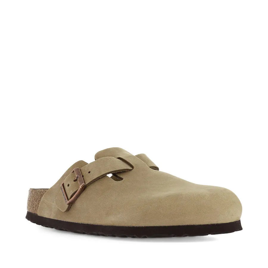 BOSTON NATURAL LEATHER NARROW - TOBACCO BROWN OILED LEATHER