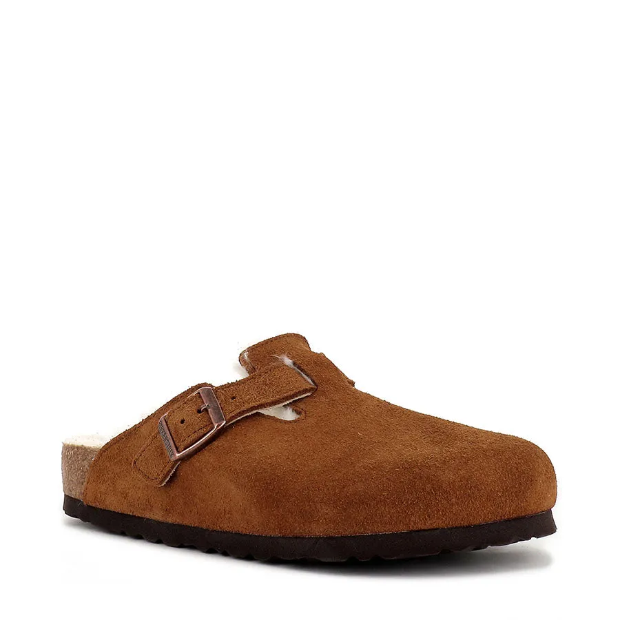 BOSTON SHEARLING - MINK SUEDE LEATHER