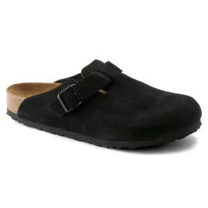Boston Soft - Black Suede||Boston assise plantaire souple - Sude noir