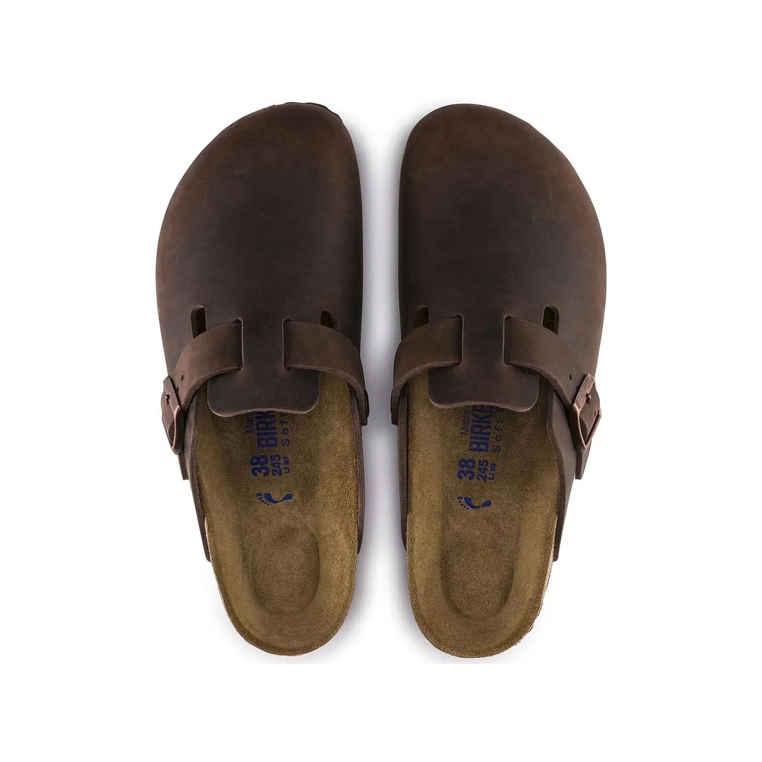 Boston Soft - Habana Oiled Leather||Boston assise plantaire souple - Cuir Huil habana