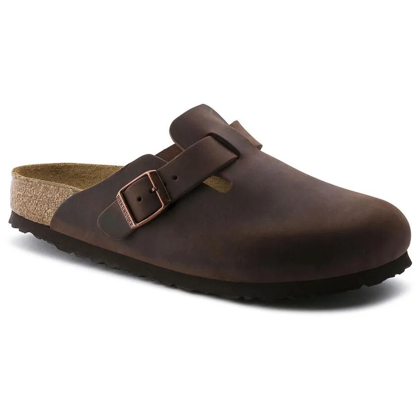 Boston Soft - Habana Oiled Leather||Boston assise plantaire souple - Cuir Huil habana