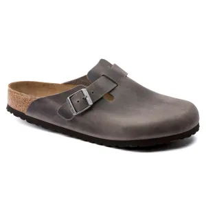 Boston Soft - Iron Oiled Leather||Boston assise plantaire souple - Cuir huil fonte