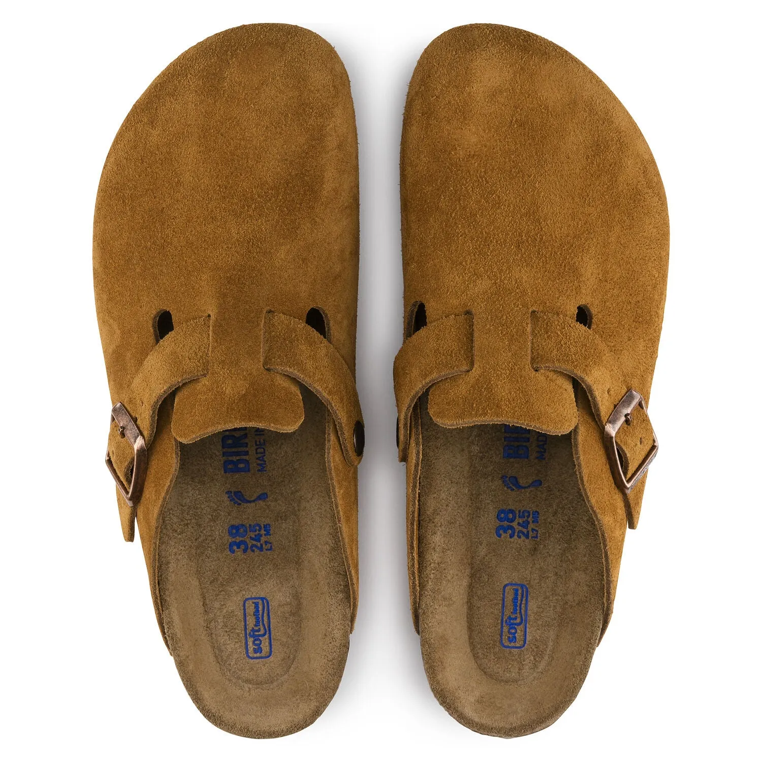 Boston Soft - Mink Suede||Boston assise plantaire souple - Sude vison