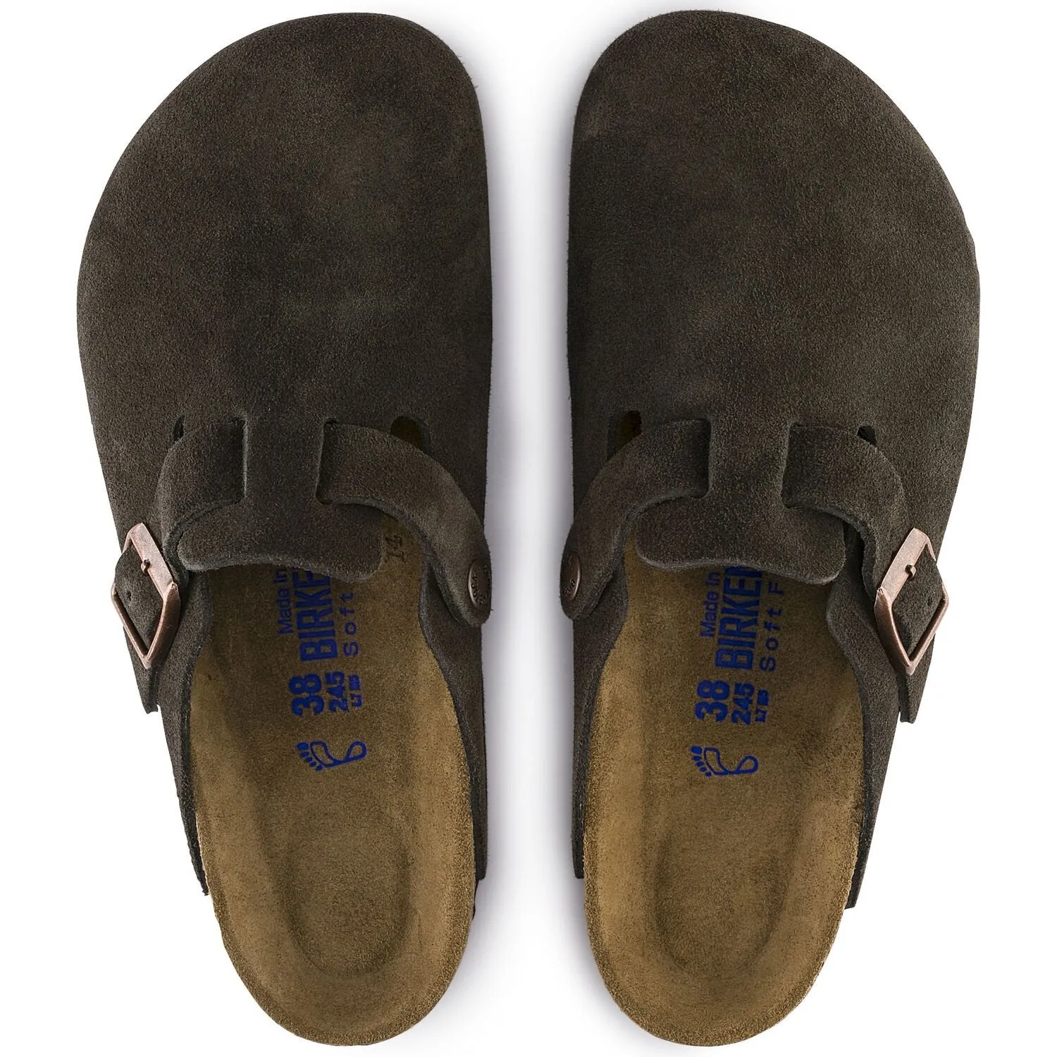 Boston Soft - Mocha Suede||Boston assise plantaire souple - Sude moka