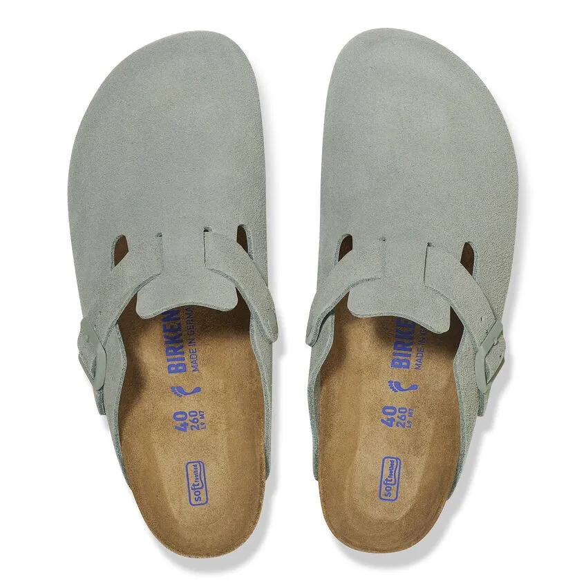 Boston Soft - Pure Sage Suede||Boston assise plantaire souple - Sude sauge pure