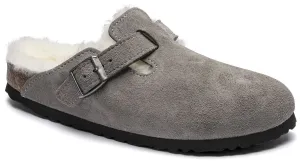 Boston - Stone Coin Shearling Suede||Boston - Sude Fourrure monnaie de pierre