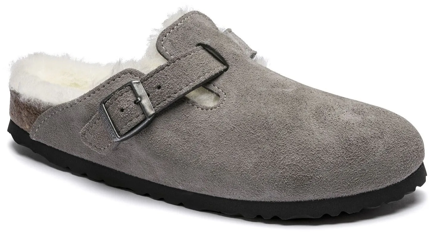 Boston - Stone Coin Shearling Suede||Boston - Sude Fourrure monnaie de pierre