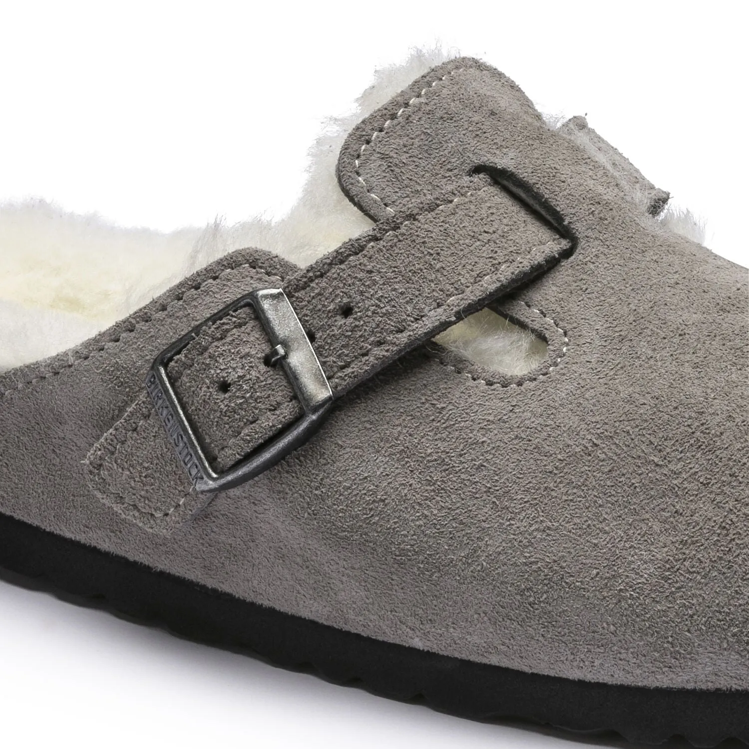 Boston - Stone Coin Shearling Suede||Boston - Sude Fourrure monnaie de pierre