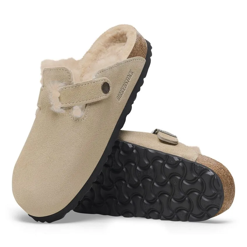 Boston - Taupe Shearling Suede||Boston - Sude Fourrure taupe