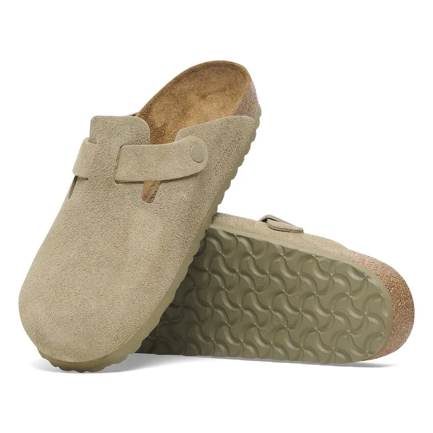 Boston Women - Faded Khaki Suede||Boston pour femmes - Sude kaki