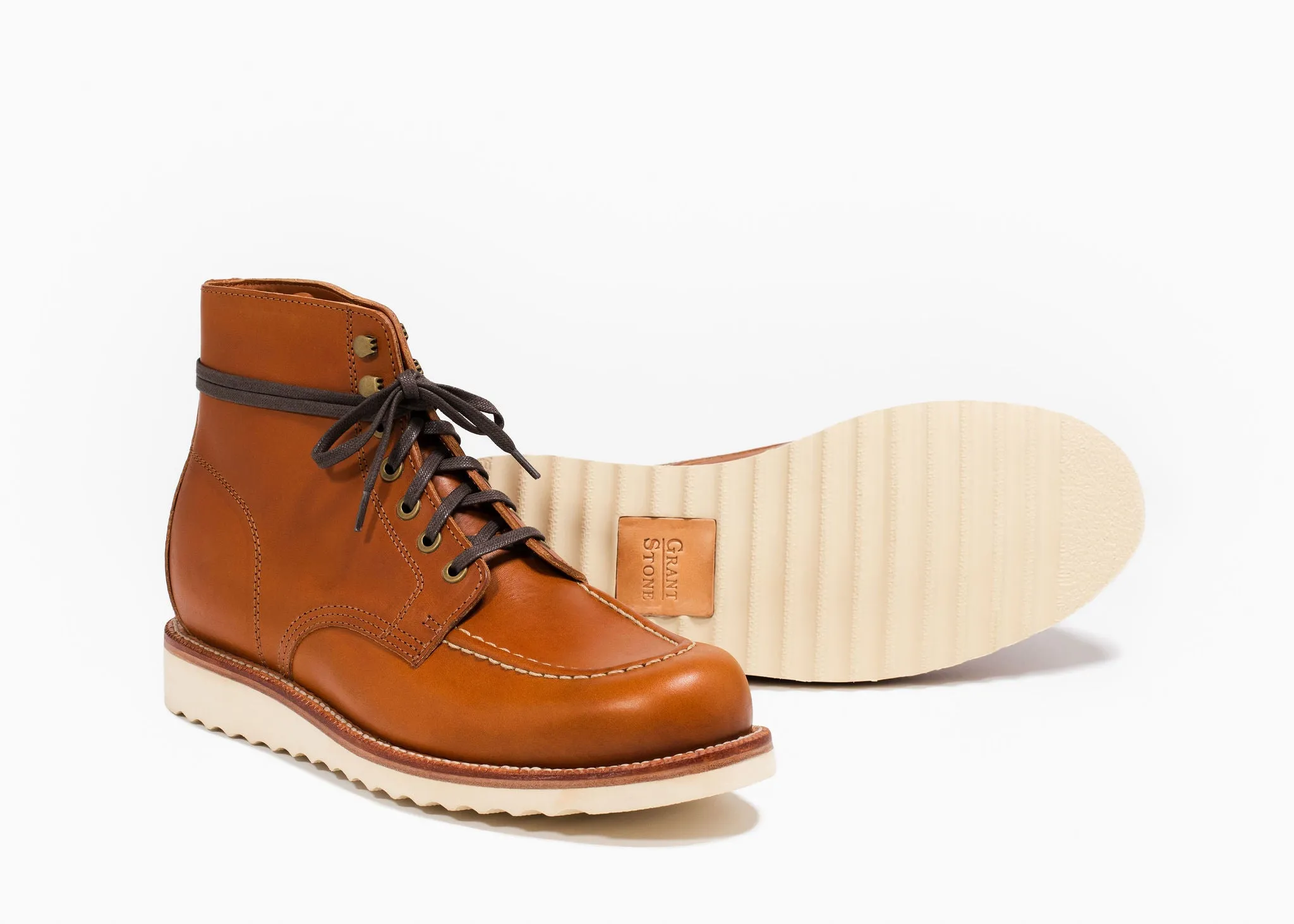 Brass Boot Saddle Tan
