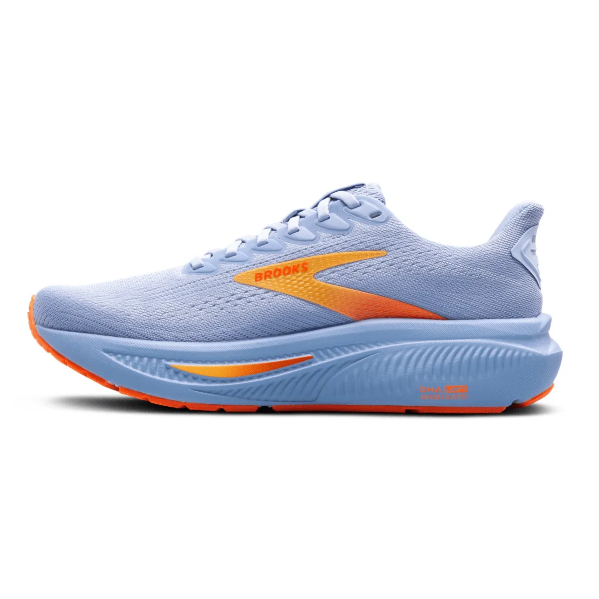 Brooks Women's Ghost 17 Blue Heron/White/Orange