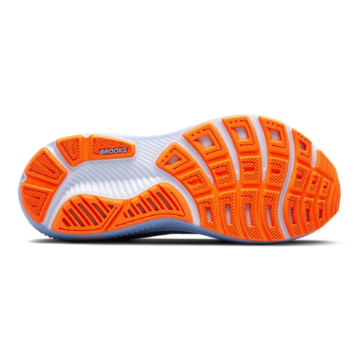 Brooks Women's Ghost 17 Blue Heron/White/Orange