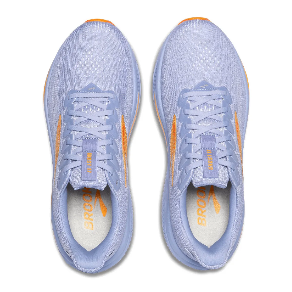 Brooks Women's Ghost 17 Blue Heron/White/Orange