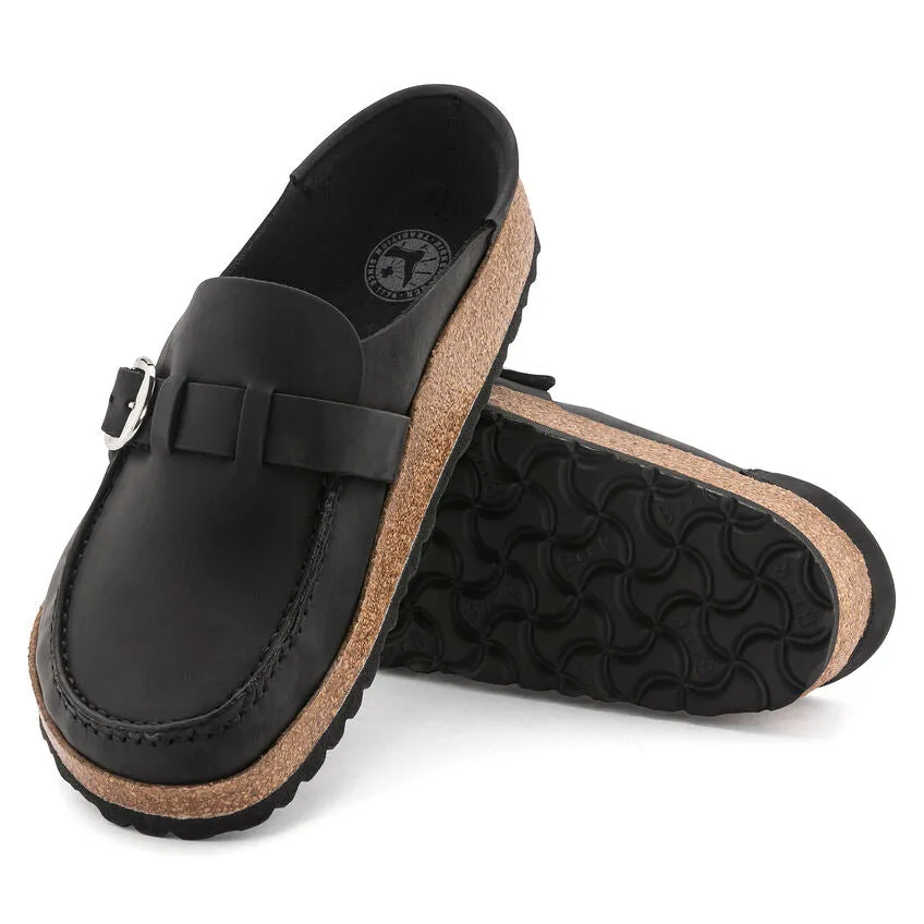 Buckley - Black Oiled Leather||Buckley - Cuir huil noir