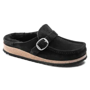 Buckley - Black Suede Shearling||Buckley - Sude fourrure noir