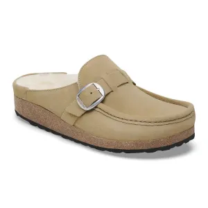 Buckley - Taupe Suede Shearling||Buckley - Sude fourrure taupe