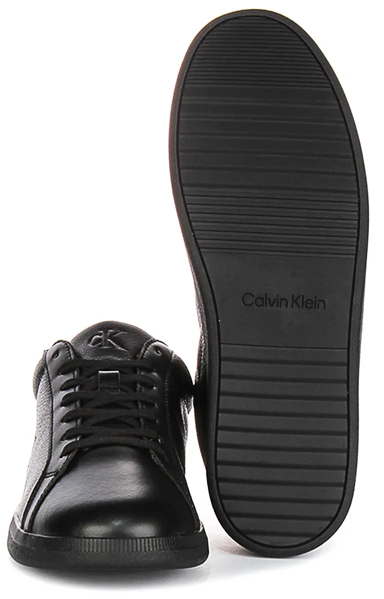 Calvin Klein Jeans All Black Slim Sole Smart Sneakers