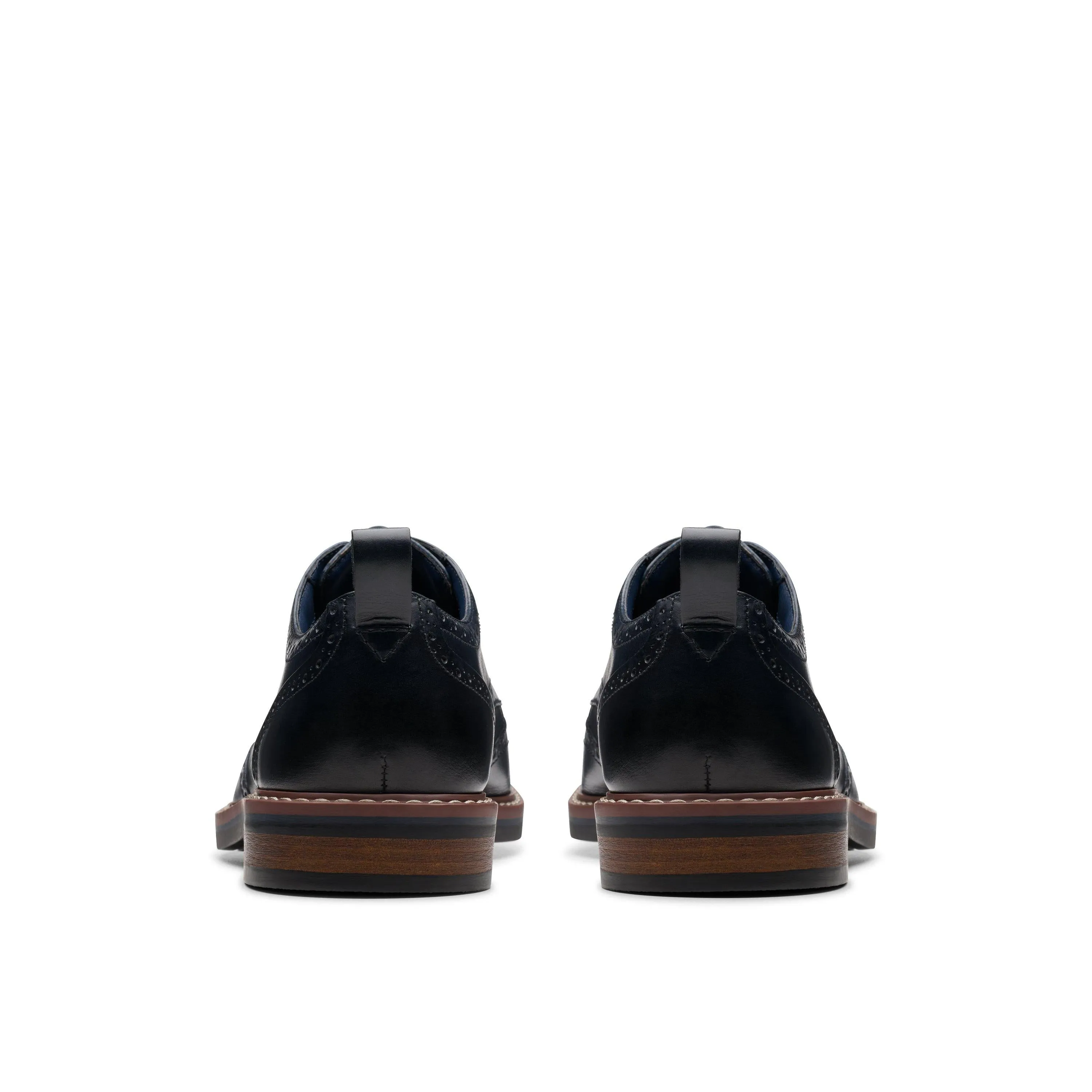 Clarks Aldwin Limit Navy Leather