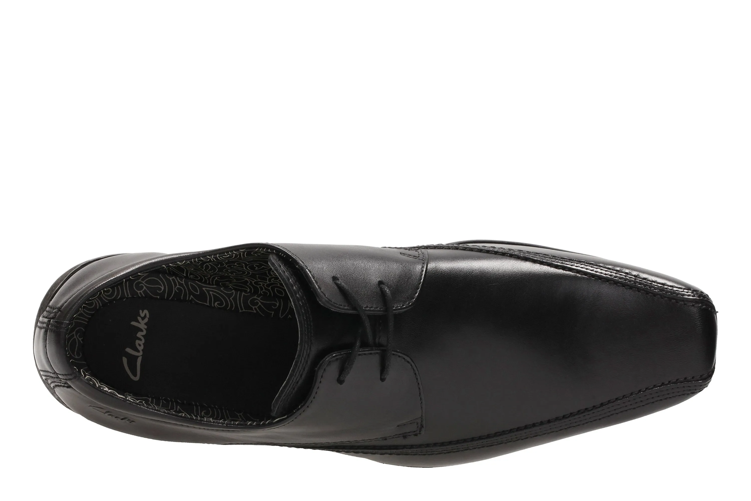 Clarks Aze Day Black Leather