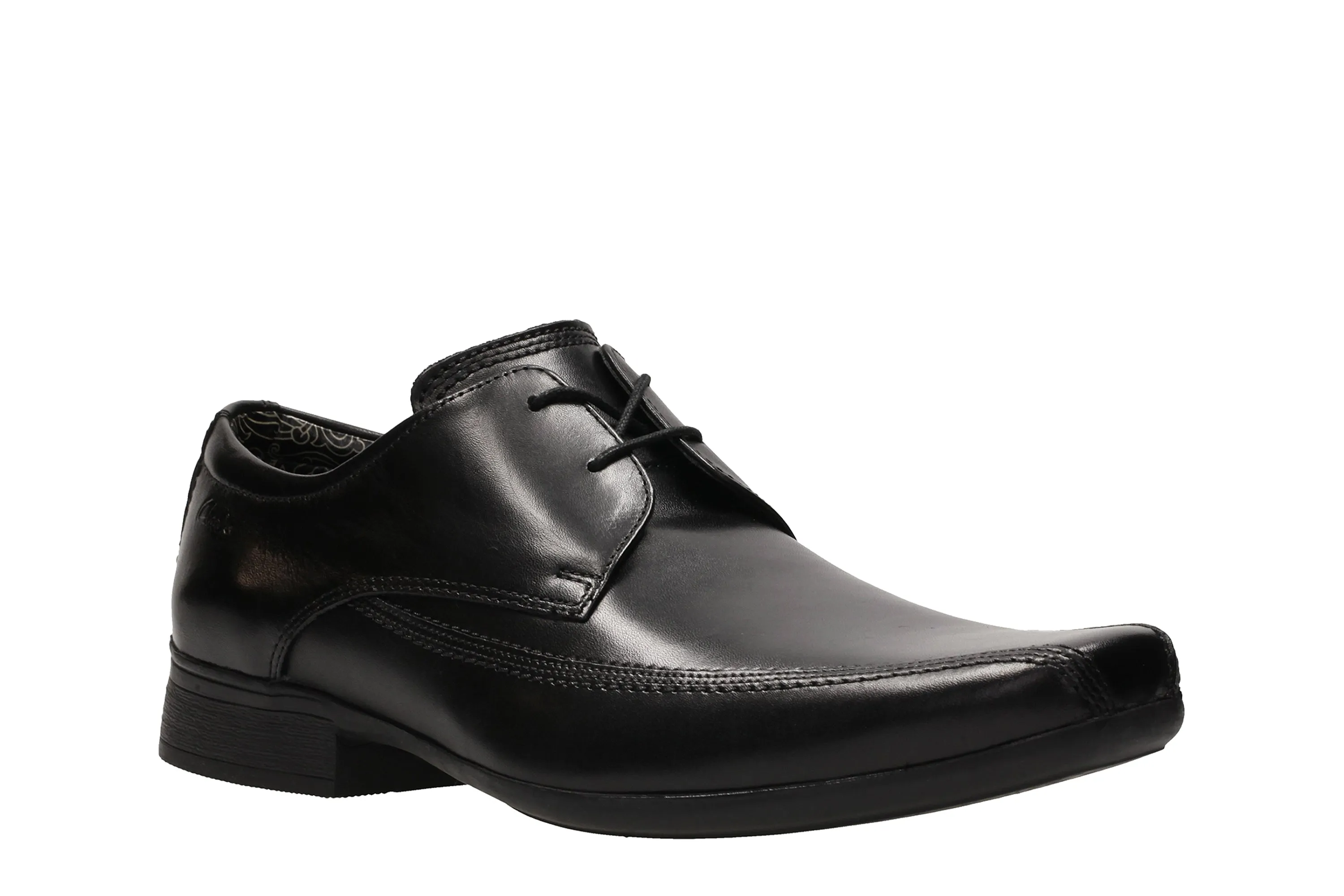 Clarks Aze Day Black Leather