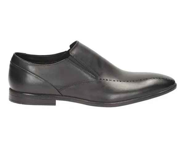 Clarks Bampton Free Black Leather